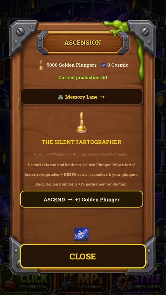 Ascension screen