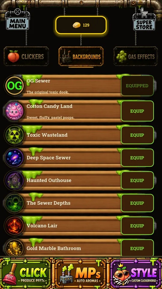 Backgrounds store