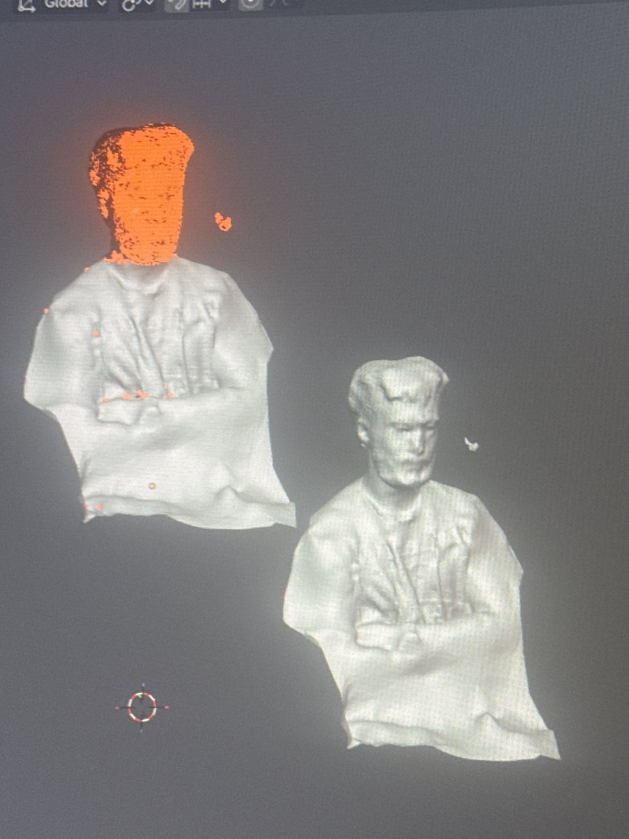 3D head scans in Blender