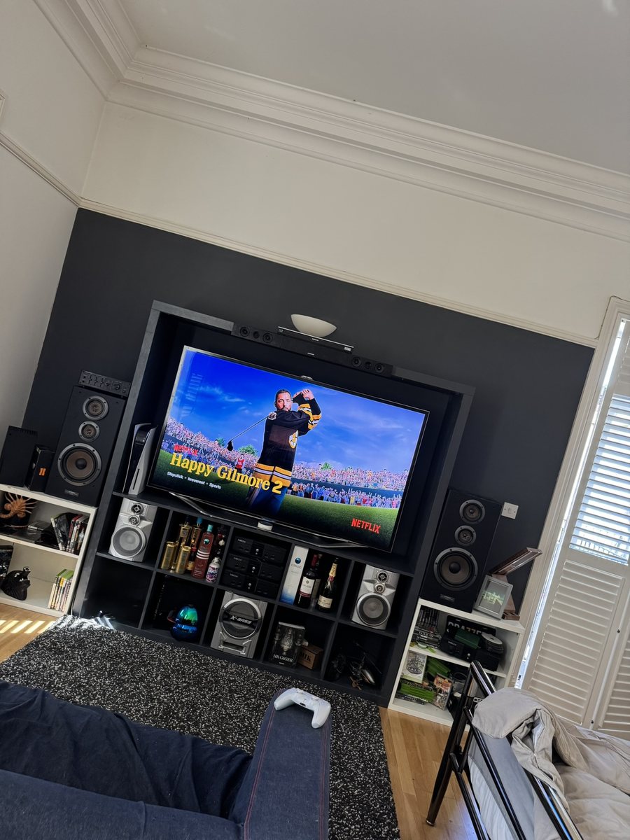Comedy playing on the TV — creative research